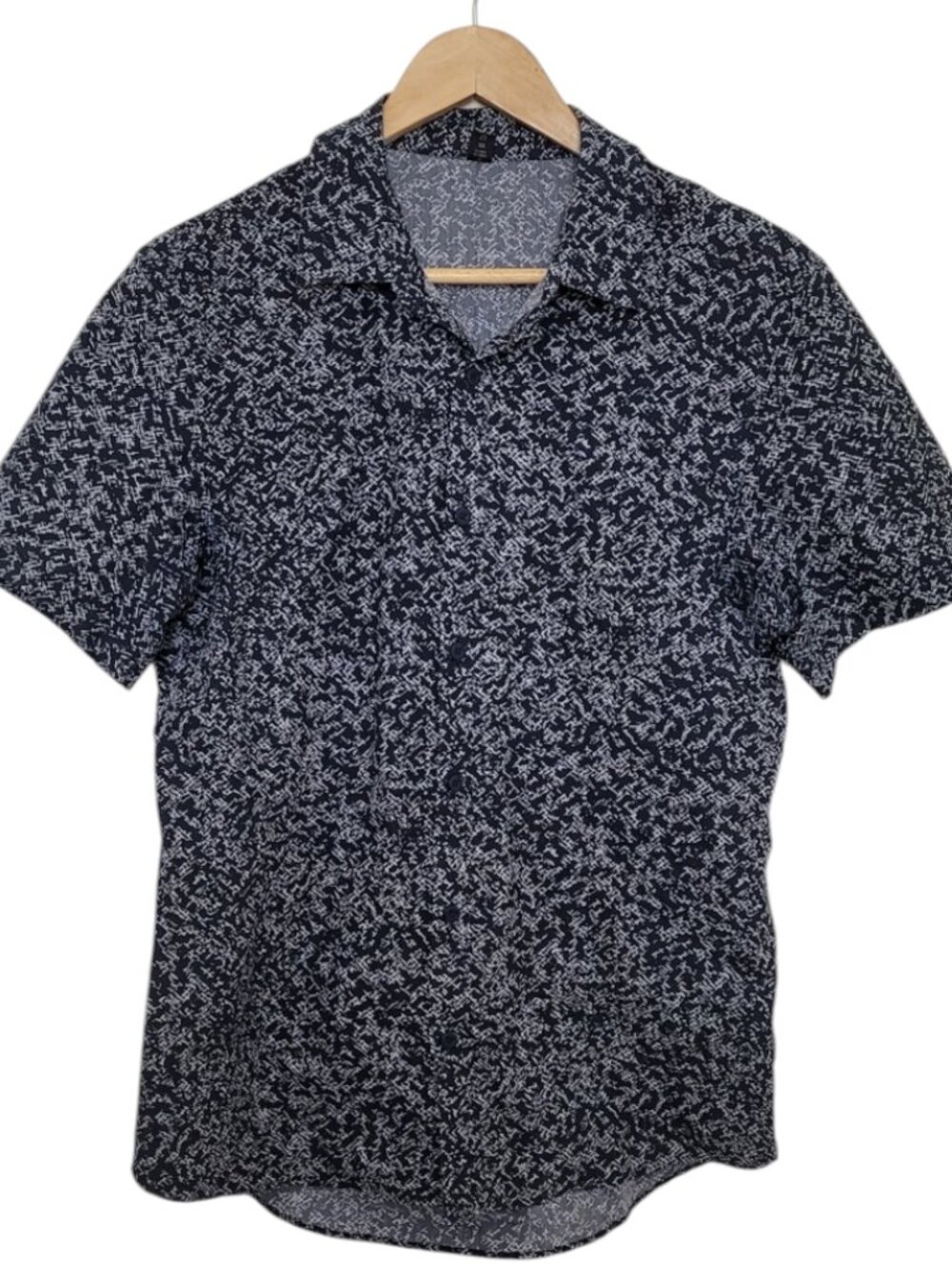 Lululemon Down To The Wire Slim Fit SS Shirt Black Short Sleeve Mens Size Medium - Picture 2 of 7
